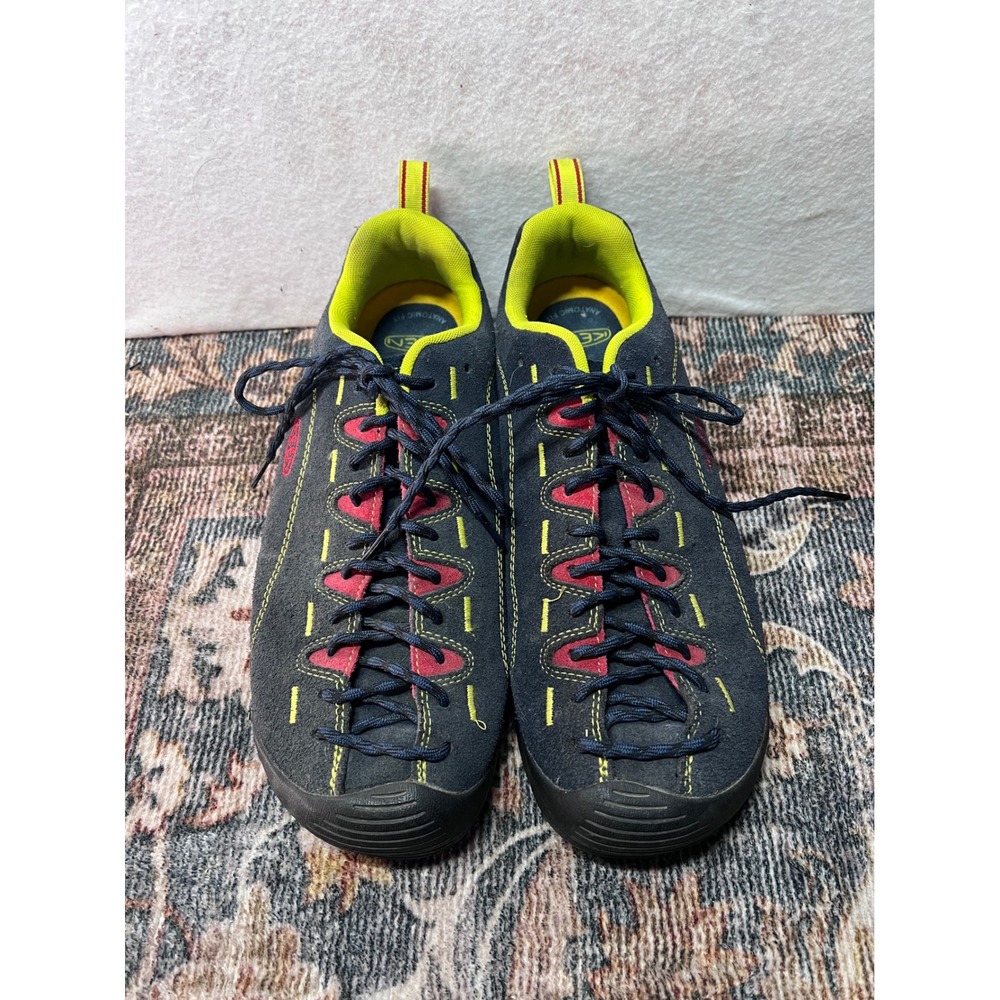 Keen Jasper Suede Sneakers Mens 13 Dark Shadow Red Dahlia Outdoor Shoes
